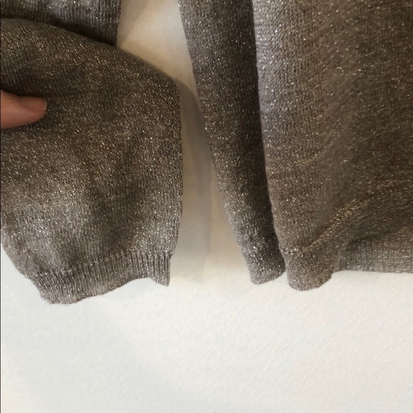 RACHEL Rachel Roy Shimmer Open Back Sweater Large - Picture 2 of 8